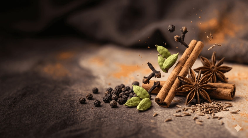 Premium Bulk Wholesale Spices Market Sacks in Khari Baoli, Delhi - Kesariya Spices